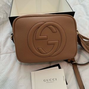 Gucci Soho Disco Bag (Rose Beige)